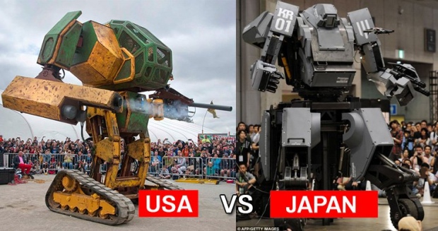 نبرد سهمگین رباتهای غول پیکر در ژاپن؛ Eagle Prime و Kuratas -2