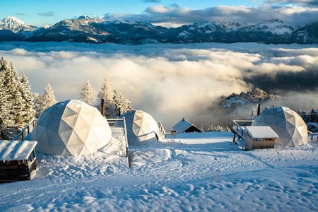هتلی خاص در رشته کوههای آلپ - هتلی خاص در کوه معروف Whitepod -7