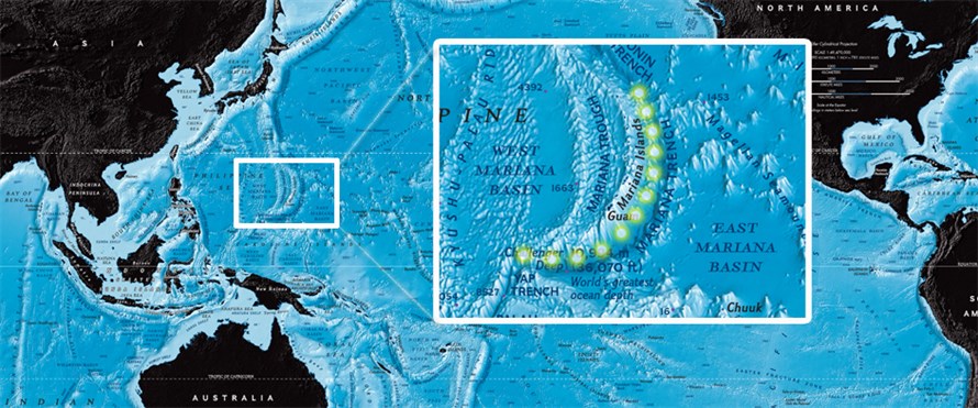 عمیق ترین نقطه جهان - گودال ماریانا