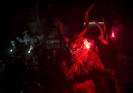 کرامپوس جشنواره عجیب ژرمن ها در آستانه کریسمس